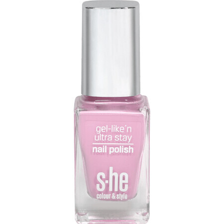 She stylezone color&amp;style Gel-like'n ultra stay nail polish 322/273, 10 ml