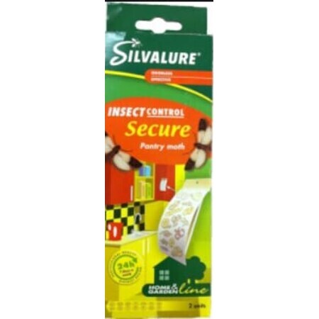 Silvalure Trampa para polillas de los alimentos, 2 piezas