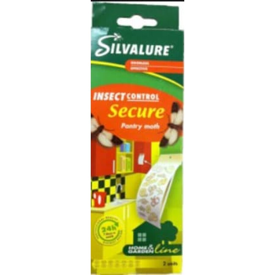 Silvalure Trampa para polillas de los alimentos, 2 piezas