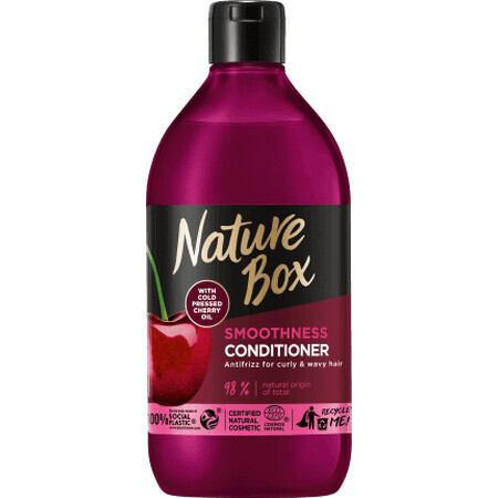 Nature Box Acondicionador Cabello Rizado Cereza, 385 ml