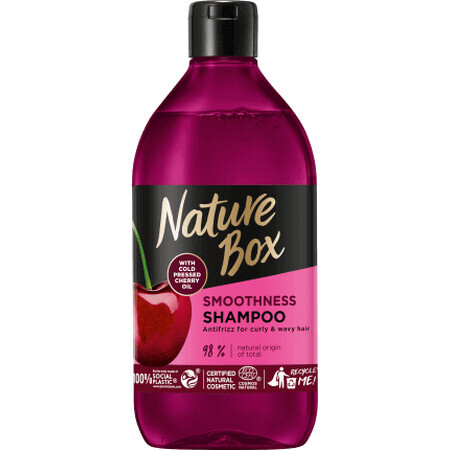 Nature Box Champú para cabello ondulado Cereza, 385 ml