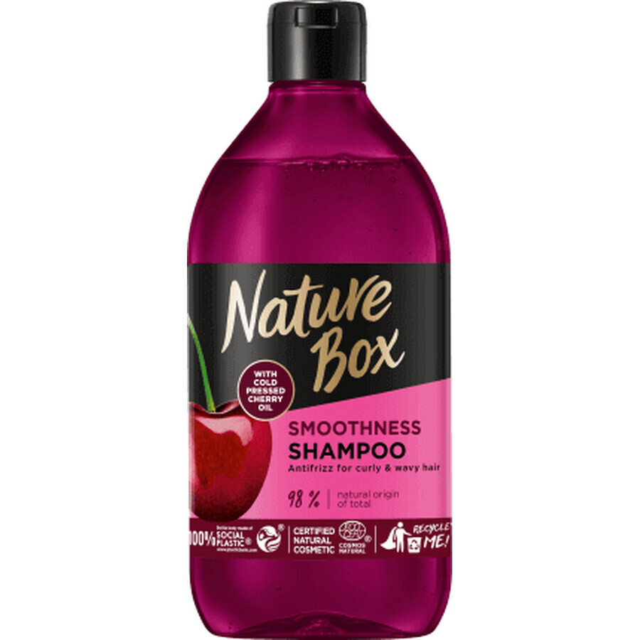 Nature Box Champú para cabello ondulado Cereza, 385 ml