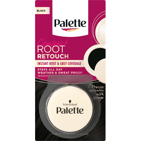 Schwarzkopf Palette Root Retouch Corrector de canas Negro, 1 ud.