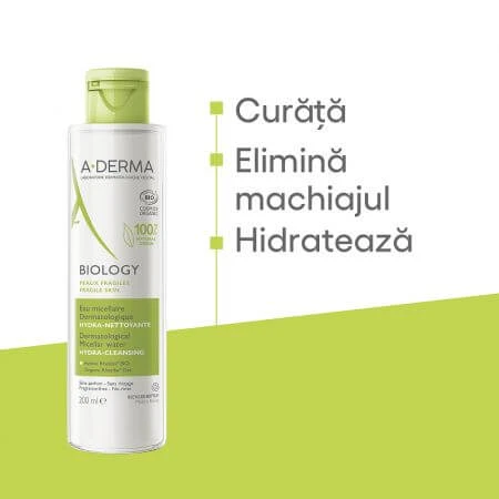 Acqua micellare idratante Biology, 200 ml, A-Derma