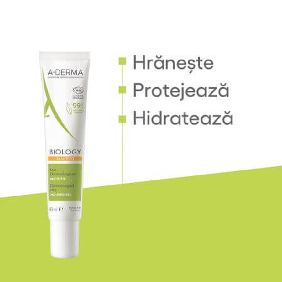 Crema nutrizionale biologica, 40 ml, A-Derma