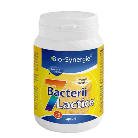 7 bacterias lácticas, 20 cápsulas, Bio Synergie