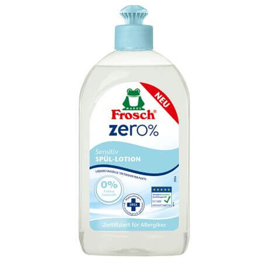 Geschirrspülmittel Zero% Sensitive, 500 ml, Frosch