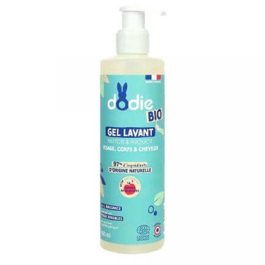 Gel lavante Bio 3 en 1, 400 ml, Dodie