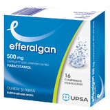 Efferalgan paracetamol 500 mg, 16 tablets, Bristol-Myers Squibb