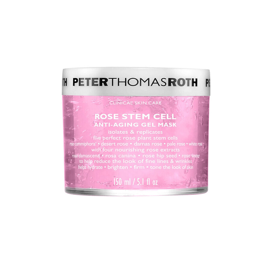 Masca gel pentru fata Rose Stem Cell Anti-Aging Gel Mask, 150 ml, Peter Thomas Roth