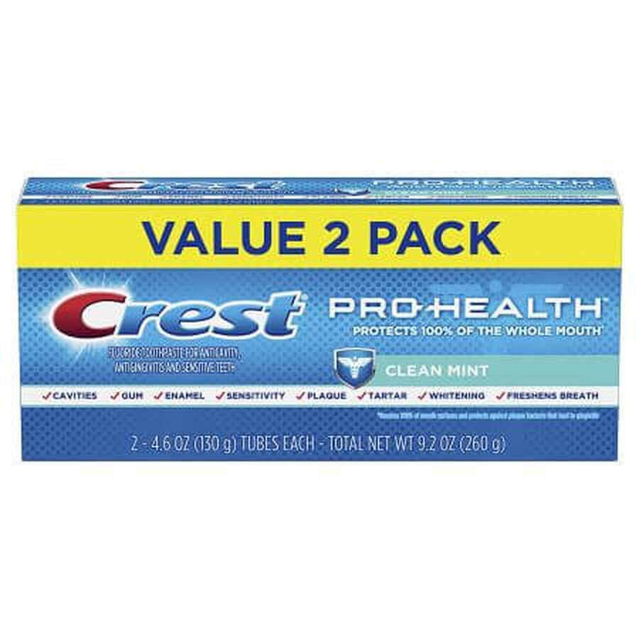 Dentifrice Pro-Health Clean Mint, 130 g, Crest