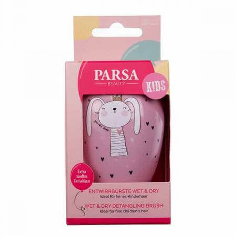 Brosse en poils de lapin, 1 pièce, Parsa