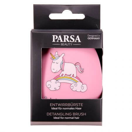 Cepillo desenredante de pelo de unicornio Wonder, 1 pieza, Parsa