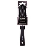 Hair brush Trend Line narrow brush with plastic bristles - Silver, 1 piece, Parsa