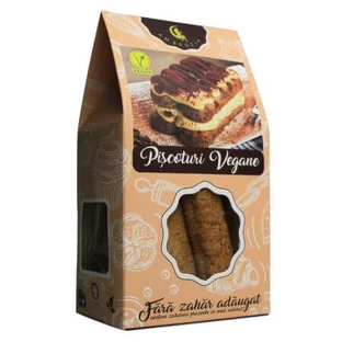 Vegan Piscoturi without added sugar, 130 g, Hiper Ambrozia