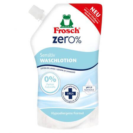 Recambio Jabón Loción Zero% Sensitive, 500 ml, Frosch