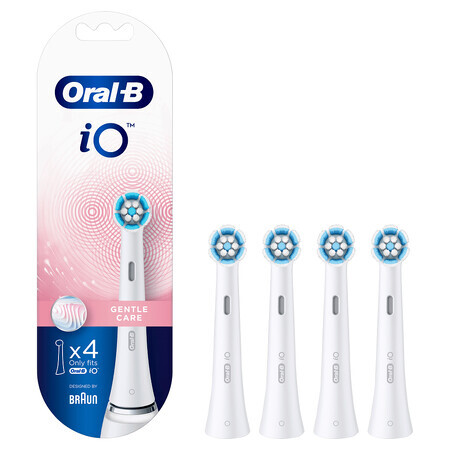 Recambios para cepillos eléctricos iO Gentle Care, 4 piezas, Oral-B