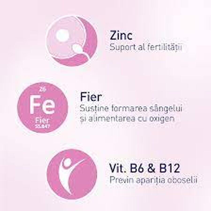 Elevit 1, Multivitaminici per pre-concezione e gravidanza - Primo trimestre di gravidanza, 30 compresse, Bayer