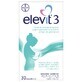 Elevit 3, Multivitaminas para el postparto y la lactancia, 30 c&#225;psulas