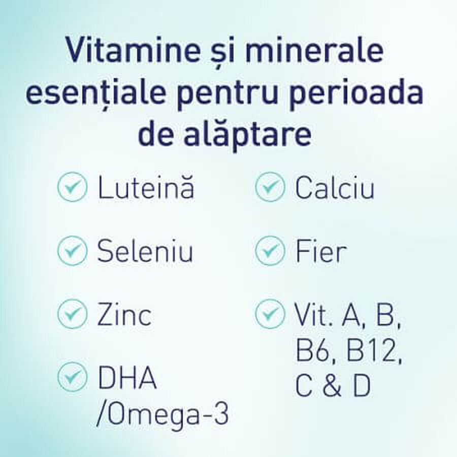 Elevit 3, Multivitaminici per il periodo postpartum e allattamento, 30 capsule, Bayer