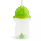 Taza con pajita flexible Any Angle Click Lock, +12 meses, Verde, 296 ml, Munchkin