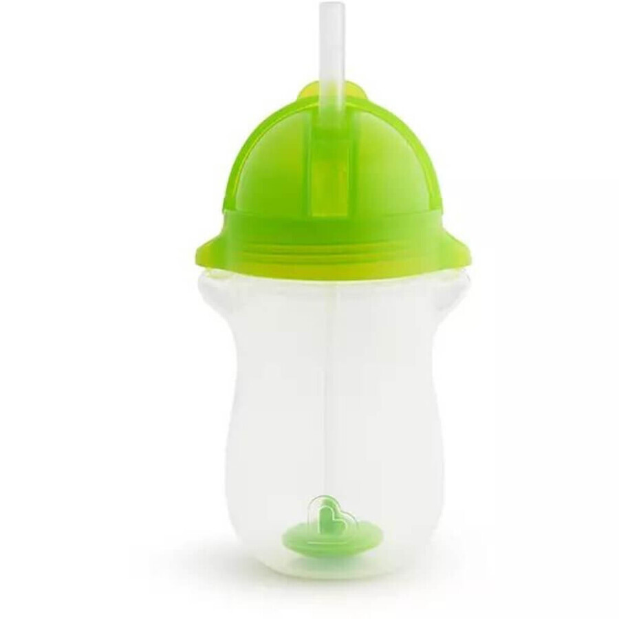 Taza con pajita flexible Any Angle Click Lock, +12 meses, Verde, 296 ml, Munchkin