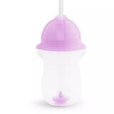 Taza con pajita flexible Any Angle Click Lock, +12 meses, morado, 296 ml, Munchkin