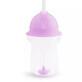 Taza con pajita flexible Any Angle Click Lock, +12 meses, morado, 296 ml, Munchkin