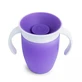 Cana de anternament cu manere Miracle 360, +6 luni, Purple, 207 ml, Munchkin