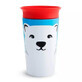 Vaso entrenador Miracle 360 Wildlove, +12 meses, Polar Bear, 266 ml, Munchkin