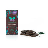 Chocolate amargo con espirulina, 100 gr, Sweeteria