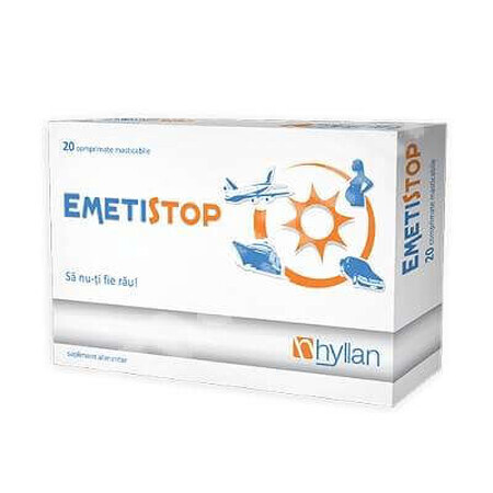 Emetistop (Metistop), 20 comprimés, Hyllan