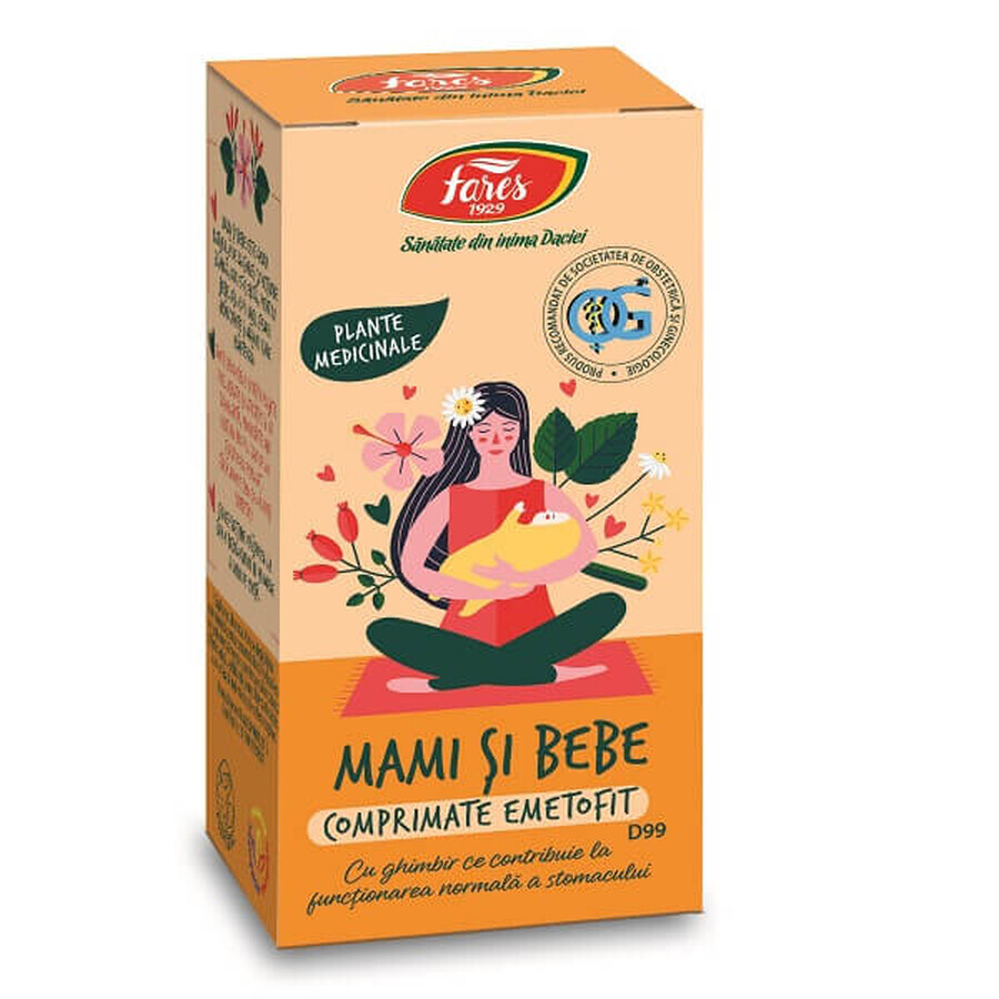 Emetofit Mama en Baby, D99, 30 tabletten, Fares