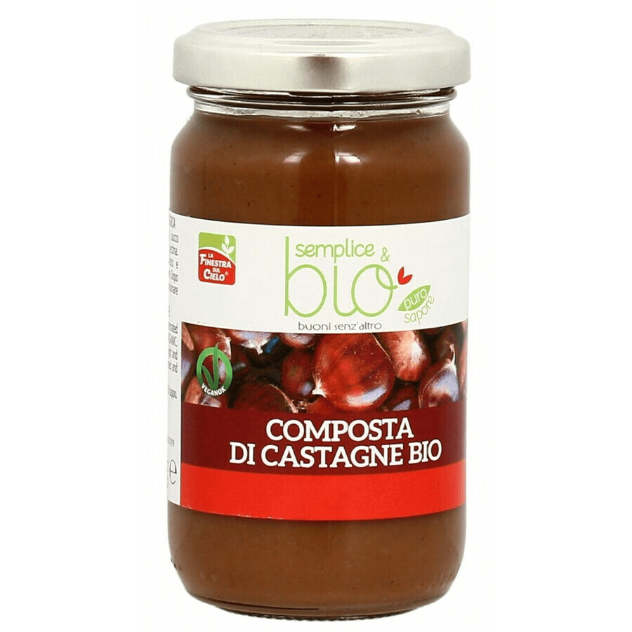 Marmellata di castagne bio, 220 g, La Finestra Sul Cielo