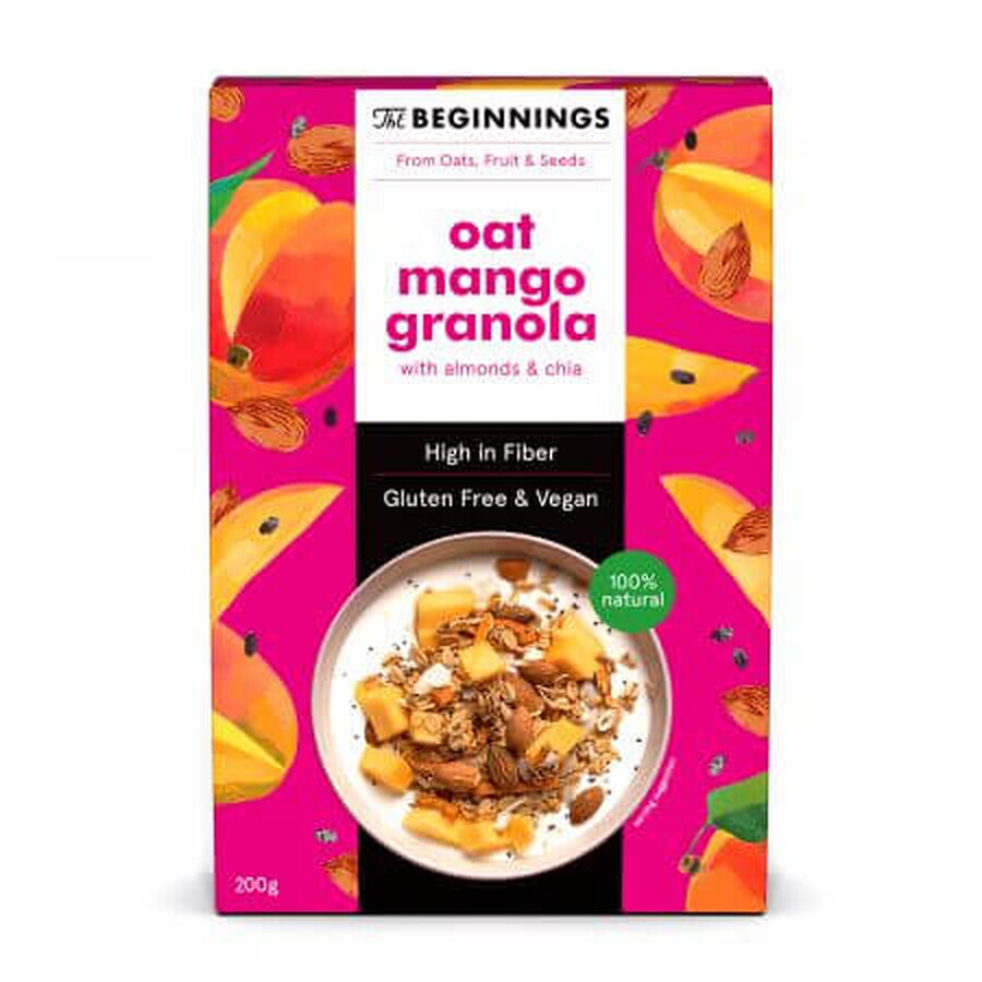 Granola con avena y mango, 200 g, Los Principiantes