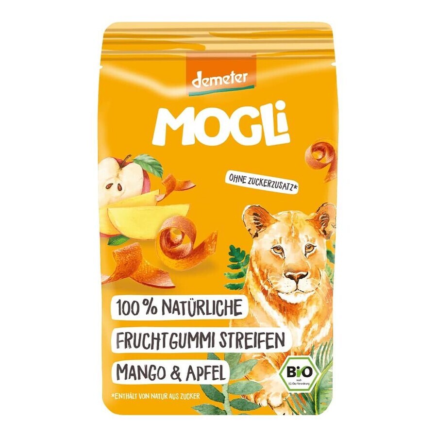 Jalea ecológica con mango y psylium, 25 g, Mogli