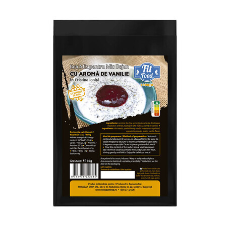 Ketomix Vanille Ontbijt, 30 g, Fit Food