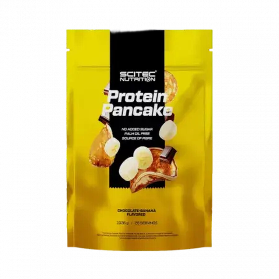 Tortita proteica de plátano y chocolate, 1036g, Scitec