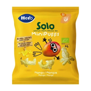 Organiczna przekąska zbożowa z mango, 8 miesięcy+, 18 g, Hero