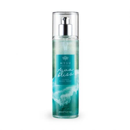 Shimmer Spray Corporal, Aqua Bliss, 150 ml, Mysu Parfume