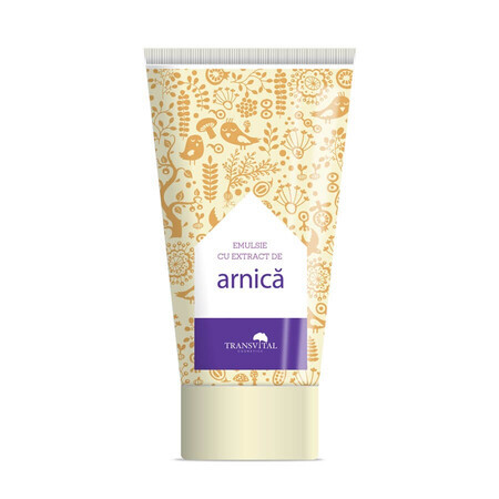 Emulsión corporal con extracto de árnica, 150 ml, Transvital