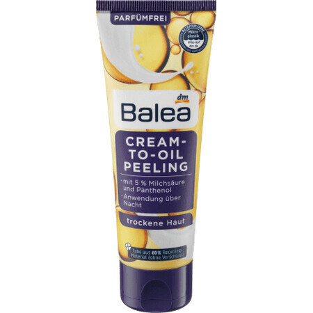 Balea Crema-aceite exfoliante de noche, 75 ml