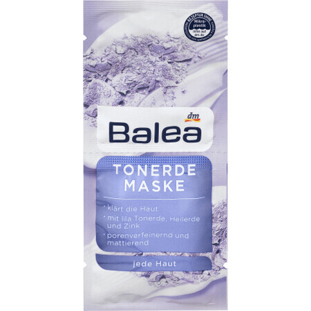 Balea Face mask with clay, 16 ml