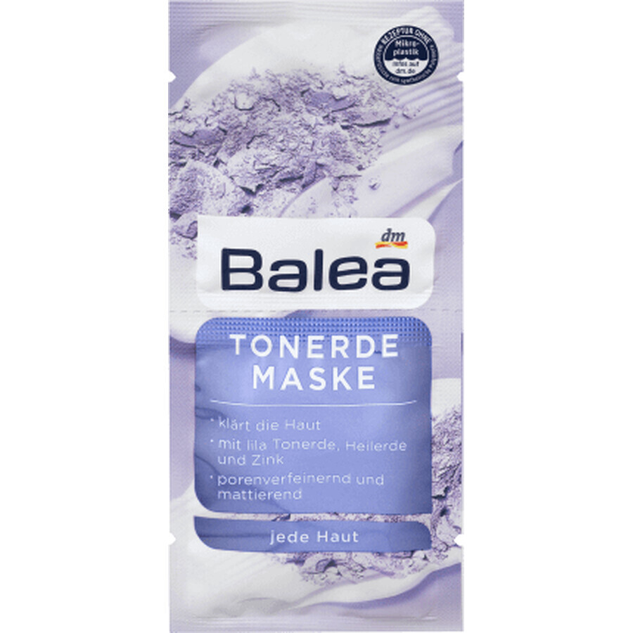 Balea Face mask with clay, 16 ml