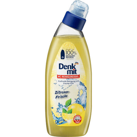 Denkmit Gel limpiador inodoro limón, 750 ml