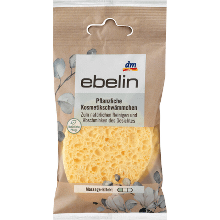 Ebelin Plantaardige cosmetische sponzen, 2 st