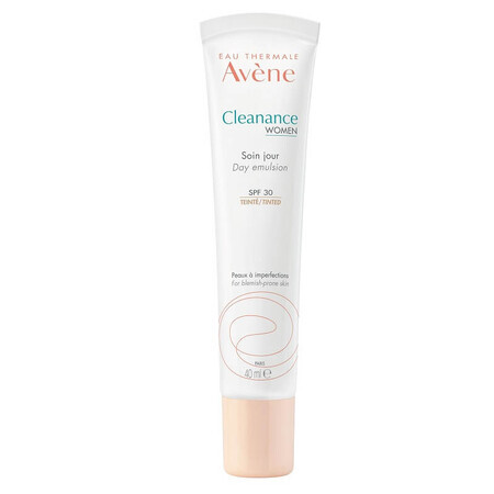 Emulsie de zi nuantatoare cu SPF 30 Cleanance Women, 40 ml, Avene