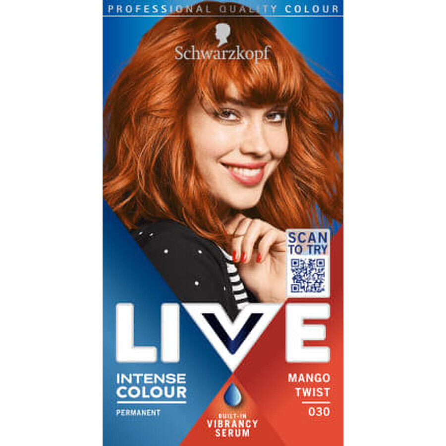 Schwarzkopf Live Permanent haarverf 30 Mango twist, 1 st