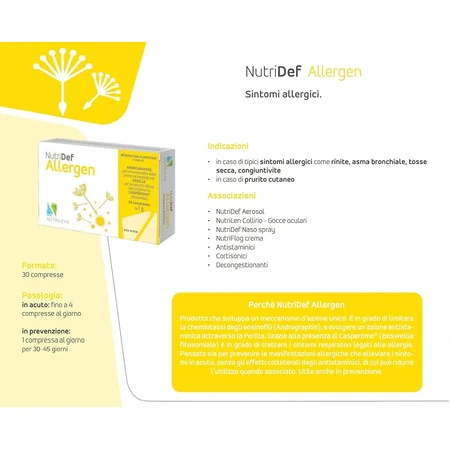 Nutridef Allergen, 30 comprimate, Nutrileya