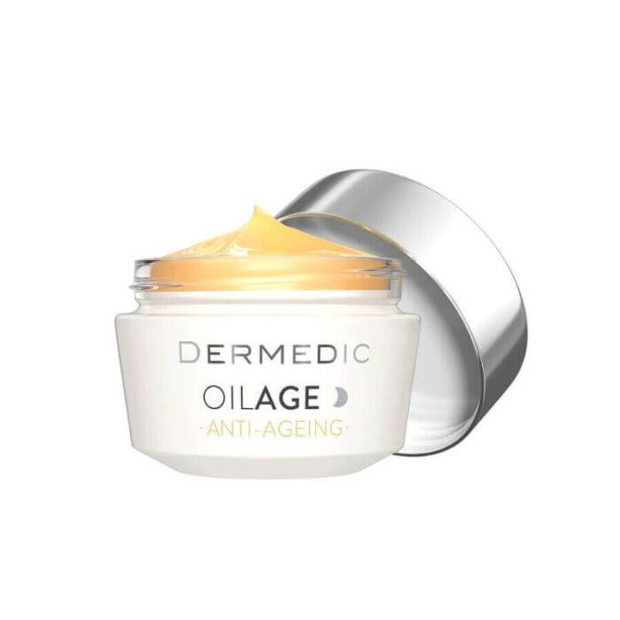 OILAGE crema riparatrice notte, 50 ml, Dermedic